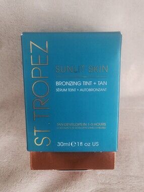 St. Tropez Sunlit Skin Bronzing Tint + Tan Face Serum